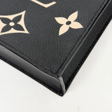 LOUIS VUITTON PETITE SEC PLAT IN BLK/ CRM MONO EMPRIENTE LEA - BLuxe Boutique