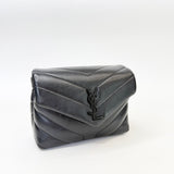 SAINT LAURENT TOY LOULOU IN BLK LEATHER & BHW - BLuxe Boutique