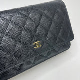 CHANEL CLASSIC WOC IN BLK CAVIAR LEA & GHW