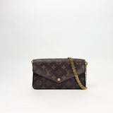 LOUIS VUITTON FELICIE POCHETTE MONOGRAM CROSSBODY - BLuxe Boutique