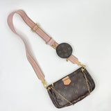 LOUIS VUITTON MULTI POCHETTE ACCESSORIES PINK STRAP