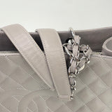 CHANEL GST IN GREY CAVIAR LEA W SHW