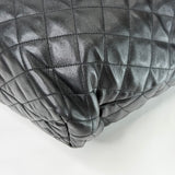 SAINT LAURENT ICARE MAXI IN BLK LMBSKIN LEA + POUCH