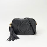 GUCCI BLK LEA SOHO DISCO CROSSBODY