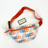 GUCCI MULTI COLOR GG COATED CANVAS MINI BELT BAG