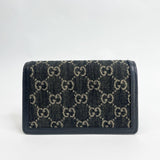 GUCCI DIONYSUS BLK DENIM SUPREME SUPER MINI CROSSBODY/ BELT BAG