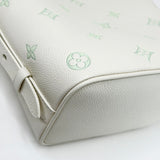 LOUIS VUITTON ALL IN BB IN MILKY WHT & GREEN EMPREINTE LEA