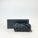 SAINT LAURENT SADE MINI TUBE IN BLK LMNSKN LEA & GHW