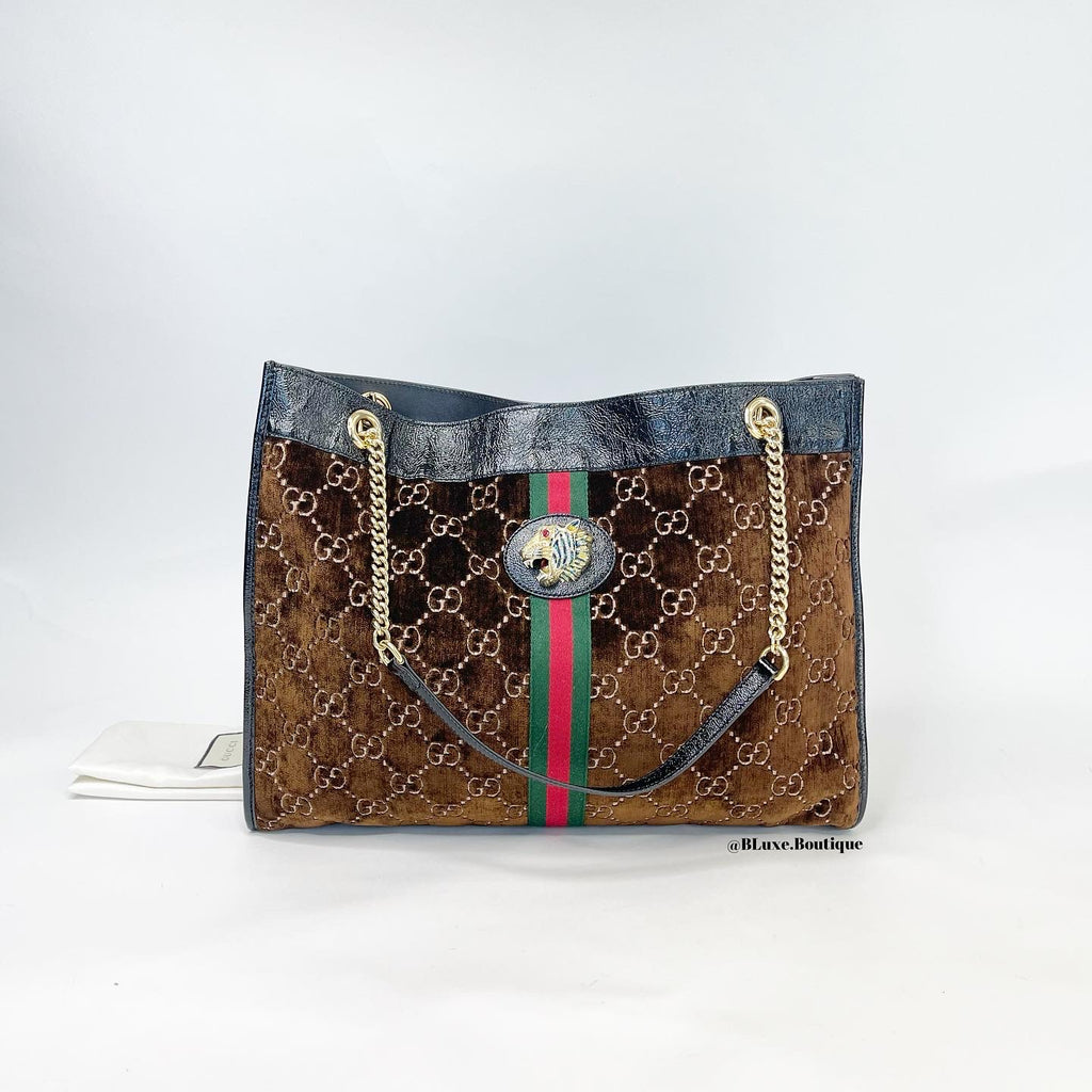 Gucci brown tote bag online