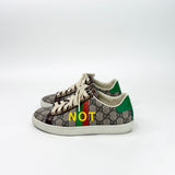GUCCI ACE “ NOT FAKE “ SUPREME SNEAKERS sz 34 