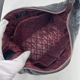 CHANEL HOBO LUNCH BOX TOTE IN BLK LMBSKN LEA & SHW