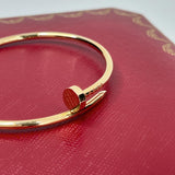 CARTIER JUSTE UN CLOU 18K ROSE GOLD BRACELET