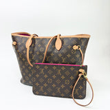 LOUIS VUITTON NEVERFULL MM MONO + POUCH