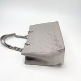 CHANEL GST IN GREY CAVIAR LEA W SHW