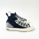 DIOR WALK’IN DIOR  BLK LACE HIGHTOPS sz 37.5