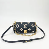 LOUIS VUITTON FAVORITE IN BLK/ CRM EMPRIENTE GHW