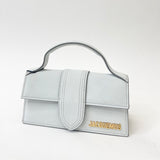 JACQUEMUS THE BAMBINO LT GRY LEA MINI CROSSBODY