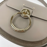 CHLOE TESS MOTT GREY LEA & GHW SHOULDER BAG