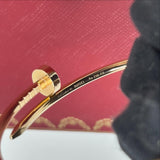 CARTIER JUSTE UN CLOU 18K ROSE GOLD BRACELET