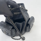 CHANEL MINI BACKPACK IS BACK IN BLK LEA & RHW