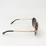 TIFFANY & CO ROSE GOLD AVIATOR SUNGLASSES