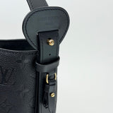 LOUIS VUITTON ALL IN GM IN BLK MONO EMPRIENTE LEA + POUCH - BLuxe Boutique