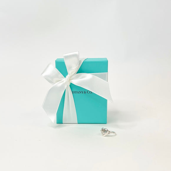 RETURN TO TIFFANY FULL HEART STERLING SILVER RING sz 50