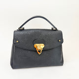LOUIS VUITTON GEORGES MM IN BLK EMPREINTE LEA & GHW