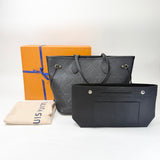 LOUIS VUITTON NEVERFULL MM BLK EMPREINTE LEA - BLuxe Boutique