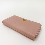 GUCCI MARMONT PINK POUDRE LEA ZIPPY WALLET