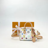 LOUIS VUITTON x TAKASHI MURAKAMI NANO SPEEDY WHT MULTICOL