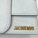 JACQUEMUS THE BAMBINO LT GRY LEA MINI CROSSBODY