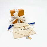 LOUIS VUITTON NANOGRAM TWO TONE NECKLACE