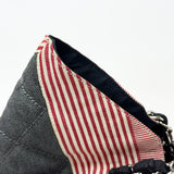 CHANEL COCO CABAS DRAWSTRING QUILTED DENIM HOBO TOTE