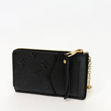 LOUIS VUITTON RECTO VERSO CARD HOLDER WALLET IN BLK EMPRIENTE LEA