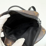 LOUIS VUITTON CHRISTOPHER WEARABLE WALLET IN MACASSAR MONO & MATTE BHW