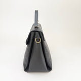 LOUIS VUITTON GEORGES MM IN BLK EMPREINTE LEA & GHW