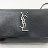 SAINT LAURENT WEST HOLLYWOOD TOY BLK GRAINED LEATHER CROSSBODY