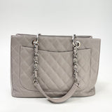 CHANEL GST IN GREY CAVIAR LEA W SHW