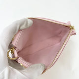 LOUIS VUITTON LIMITED EDITION PINK EMPREINTE LEA STITCH MINI POCHETTE ACCESSORIES