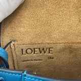 LOEWE MINI GATE IN BLUE LEA & GHW CROSSBODY 