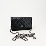 CHANEL CLASSIC WOC IN BLK LAMBSKN LEA & SHW