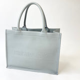 CHRISTIAN DIOR GRAY LEA BOOK TOTE