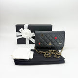 LIMITED EDITION CHANEL CASINO  CLASSIC WOC IN BLK CAVIAR LEA & GHW