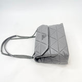 PRADA SPECTRUM IN MARBLE GREY QUILTED NAPPA LEA BAG