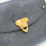 LOUIS VUITTON GEORGES MM IN BLK EMPREINTE LEA & GHW