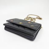 LIMITED EDITION CHANEL CASINO  CLASSIC WOC IN BLK CAVIAR LEA & GHW