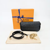 LOUIS VUITTON IVY WALLET ON CHAIN IN BLK EMPREINTE LEA & GHW