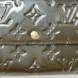 LOUIS VUITTON SARAH DK GREEN VERNIS LEATHER WALLET