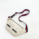 GUCCI LOGO CRM LEA BELT BAG/ CROSSBODY